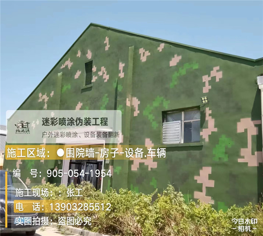 南京外墙数码迷彩漆施工报价清单(100㎡标准墙面测算)